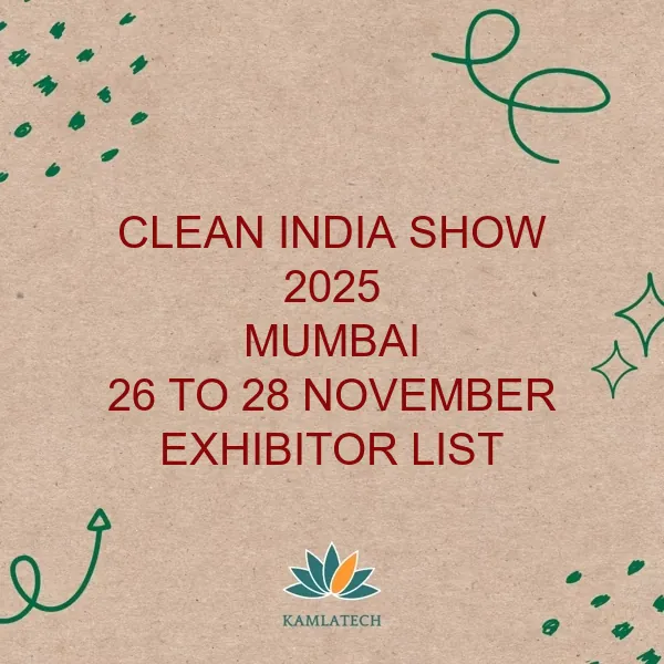 Clean India Show Mumbai 2025 Exhibitor List (131 Exhibitors)